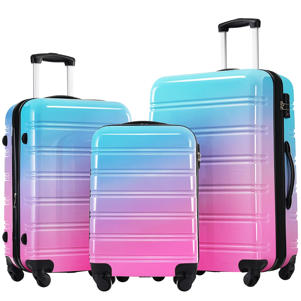 Expandable Hard Shell Luggage Set - مجموعات حقائب سفر ذات هيكل صلب