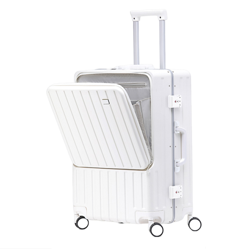 Aluminum Frame Carry On Luggage - متعددة الوظائف 20 بوصة 24 بوصة