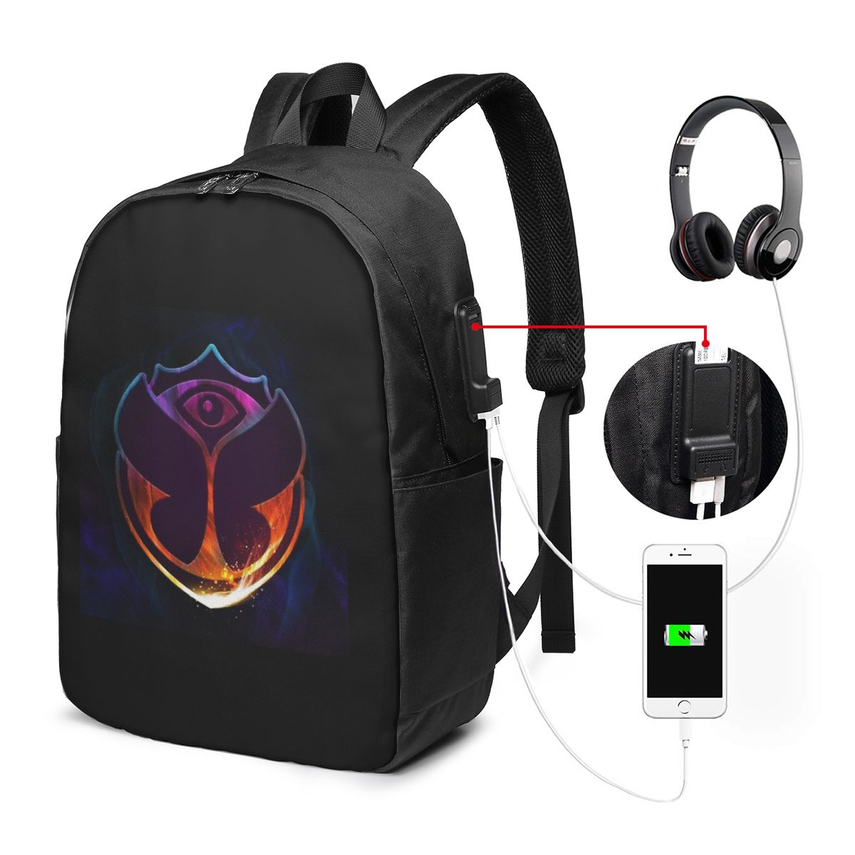 Backpacks - حقيبة ظهر تومورولاند باترفلاي للسفر، حقيبة