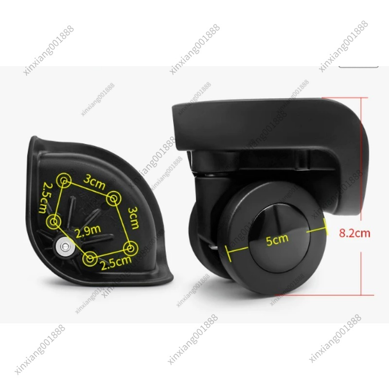 Silent Replacement Luggage Wheels - عجلات بديلة لحقائب DISSONA، عجلات دوارة
