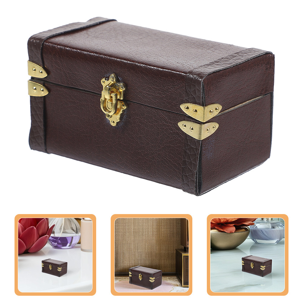 Retro Vintage Trunk Suitcase - قطعتان من حقائب السفر المصغرة ذات