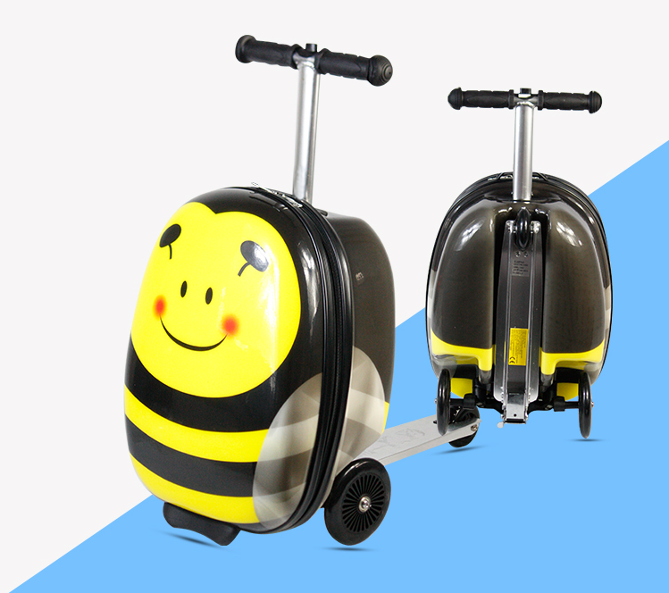 أطفال ركوب على حقيبة سكوتر حقي - مراجعة Kids Ride On Suitcase Scooter وسعره