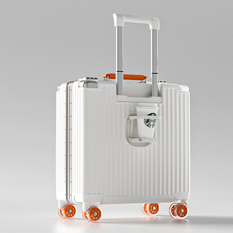 حقيبة حمل مقاس 18 بوصة مع عجلا - مراجعة Aluminum Frame Carry On Luggage وسعره
