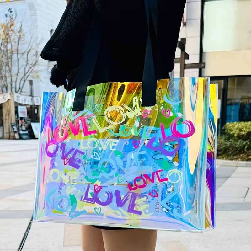 حقيبة يد عصرية مطبوعة بالليزر  - مراجعة Handbags وسعره