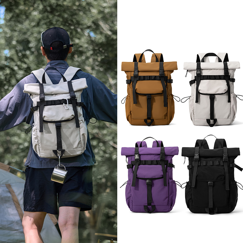 حقيبة ظهر جديدة للرجال قابلة ل - مراجعة Foldable Rolling Luggage Bag وسعره