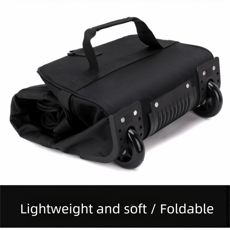 حقيبة سفر قابلة للطي ومقاومة ل - مراجعة Foldable Rolling Luggage Bag وسعره