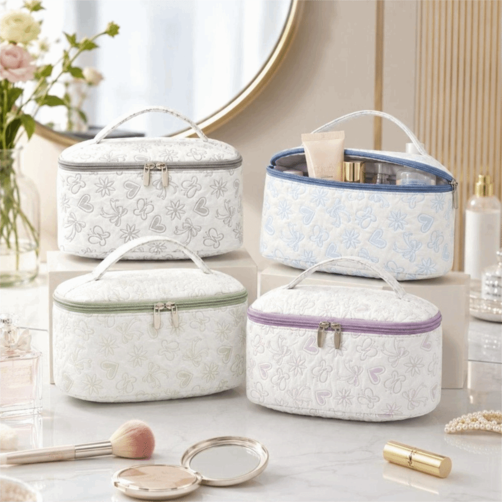 حقيبة مكياج جديدة ذات سعة كبير - مراجعة Cosmetic Bags وسعره