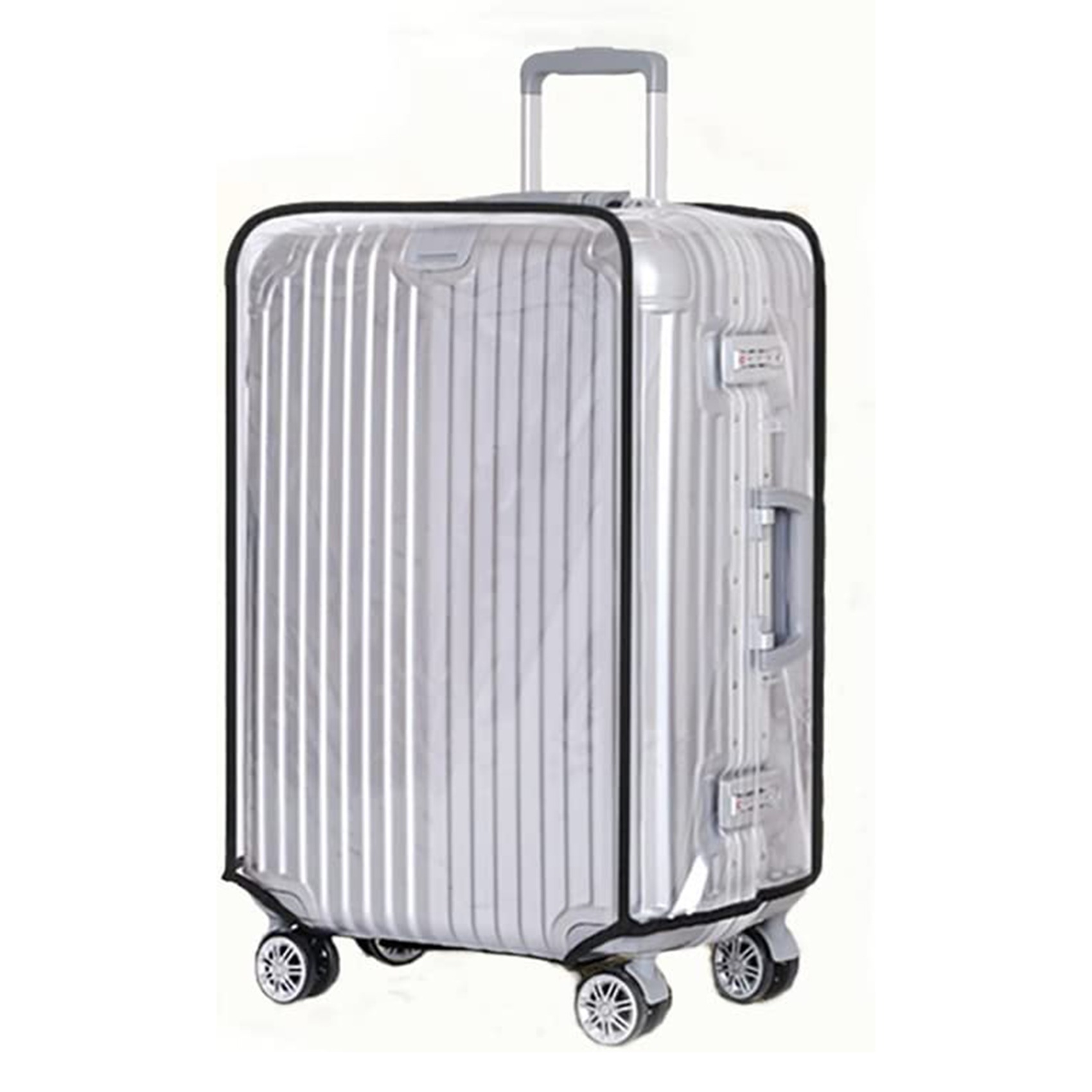 غطاء حماية جديد شفاف بالكامل ل - مراجعة Waterproof Suitcase Cover Protector وسعره
