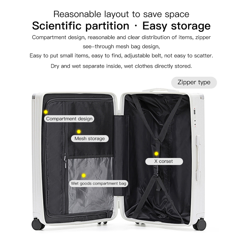 SUSHIMU حمل الأمتعة مع حامل ها - مراجعة Spinner Wheel Rolling Suitcase 20 Inch وسعره