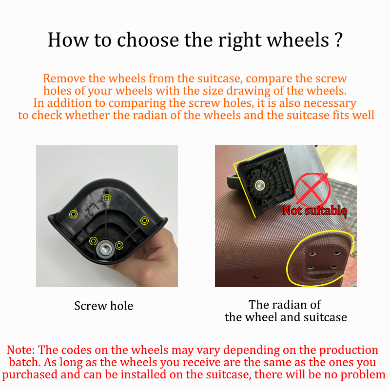 عجلات بديلة صامتة ومتينة لحقائ - مراجعة Silent Replacement Luggage Wheels وسعره