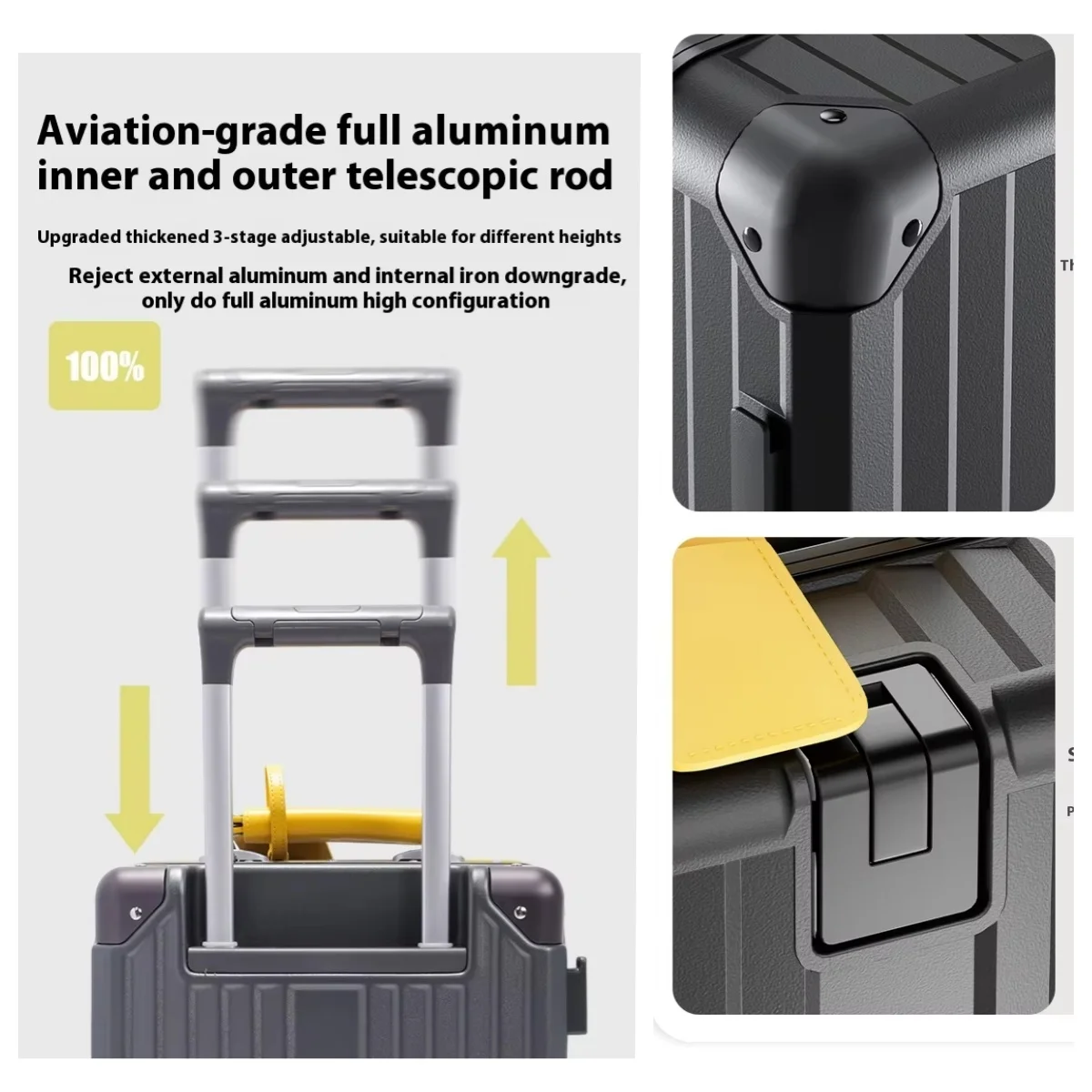 حقيبة سفر خفيفة الوزن مقاس 14  - مراجعة Aluminum Frame Carry On Luggage وسعره