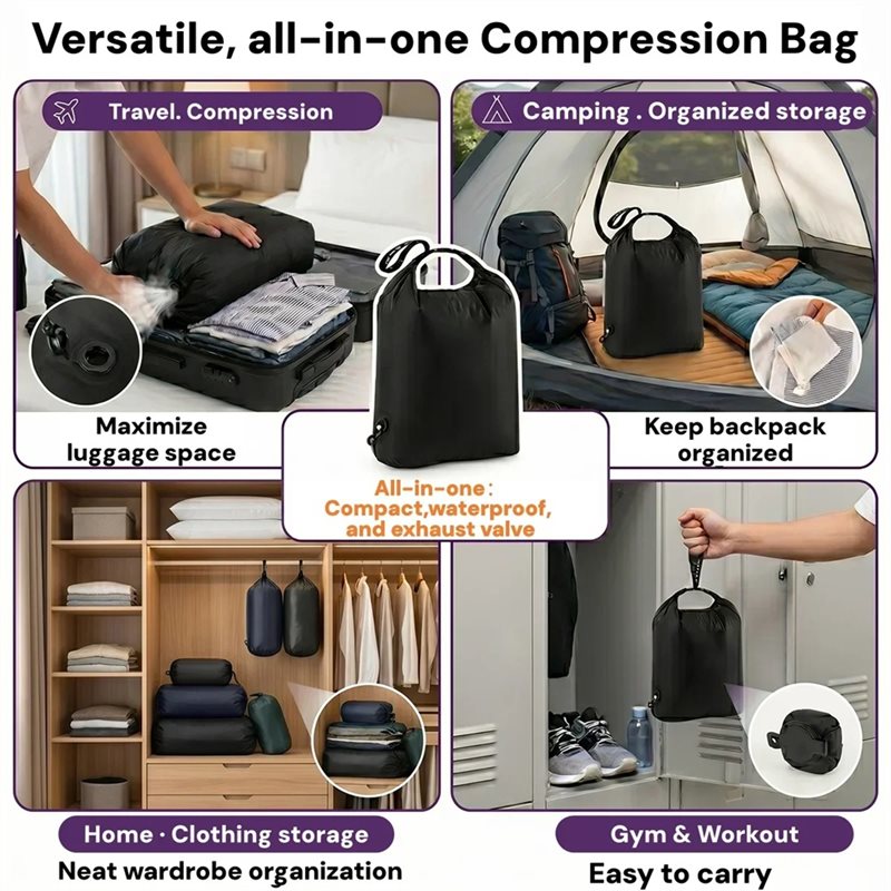 حقيبة تخزين قابلة للضغط يدويًا - مراجعة Foldable Rolling Luggage Bag وسعره