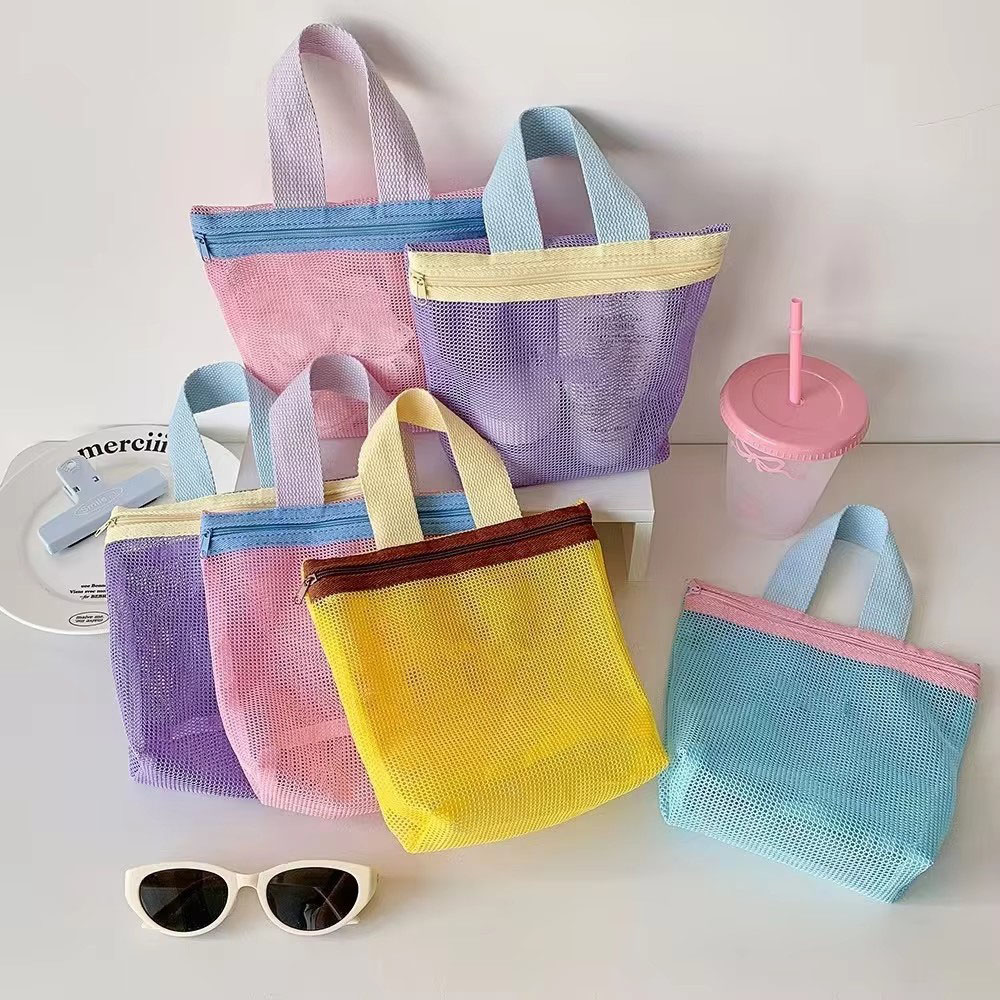 حقيبة مستلزمات الحمام الشبكية  - مراجعة Handbags وسعره
