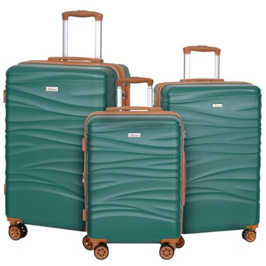 مجموعة حقائب سفر قابلة للتوسيع - مراجعة Expandable Hard Shell Luggage Set وسعره