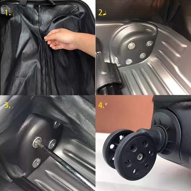 عجلات الأمتعة لملحقات سامسوناي - مراجعة Silent Replacement Luggage Wheels وسعره