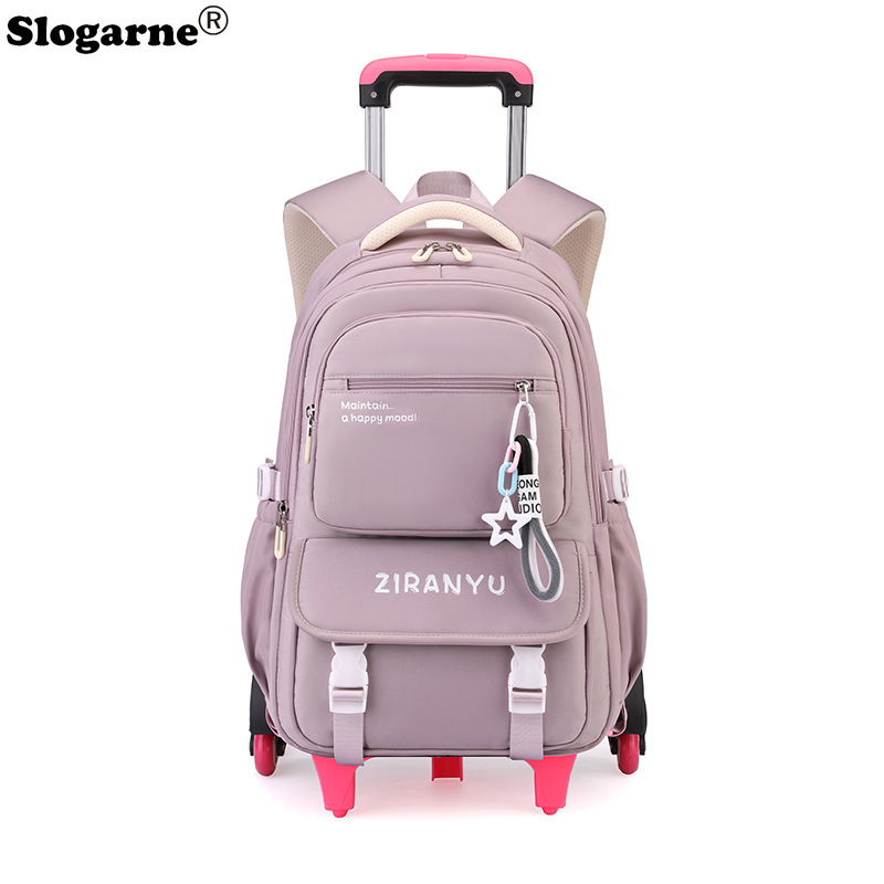 حقيبة ظهر بعجلات للطلاب والأطف - مراجعة Foldable Rolling Luggage Bag وسعره