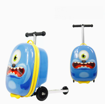الأطفال سكوتر حقيبة التزلج الأ - مراجعة Kids Ride On Suitcase Scooter وسعره