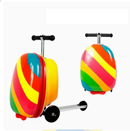الأطفال سكوتر حقيبة التزلج الأ - مراجعة Kids Ride On Suitcase Scooter وسعره