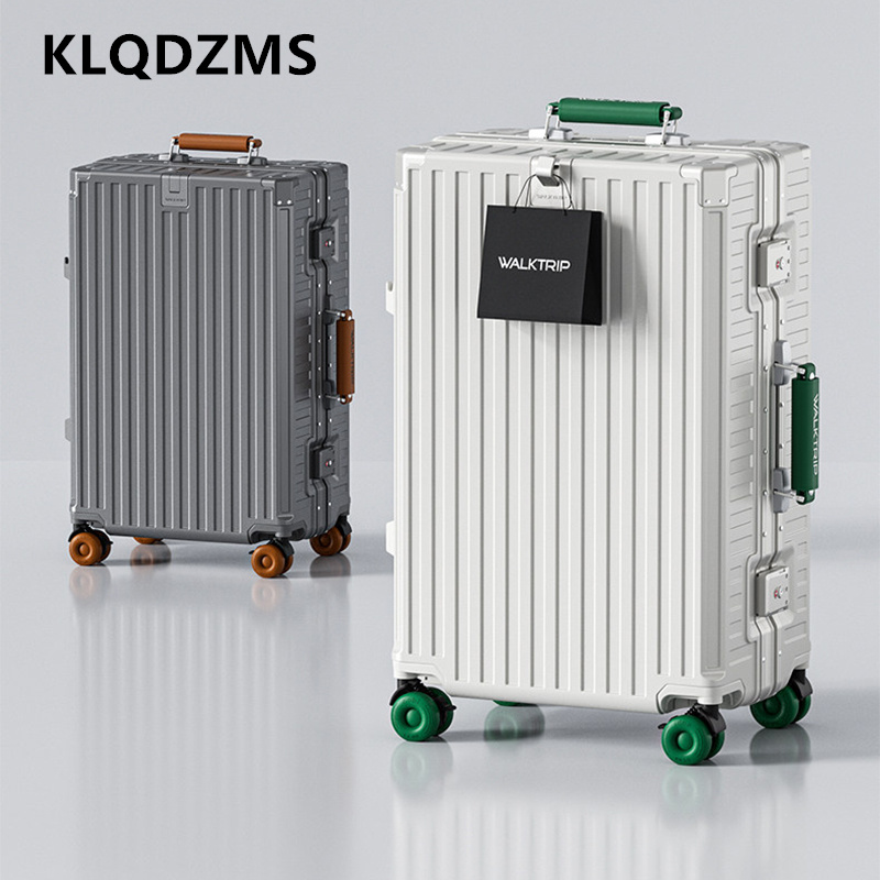 حقيبة سفر KLQDZMS مقاس 20 و24  - مراجعة Spinner Wheel Rolling Suitcase 20 Inch وسعره