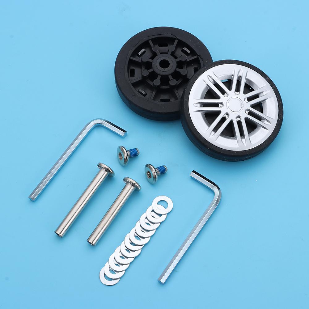 عجلات حقائب سفر بديلة عالمية م - مراجعة Silent Replacement Luggage Wheels وسعره