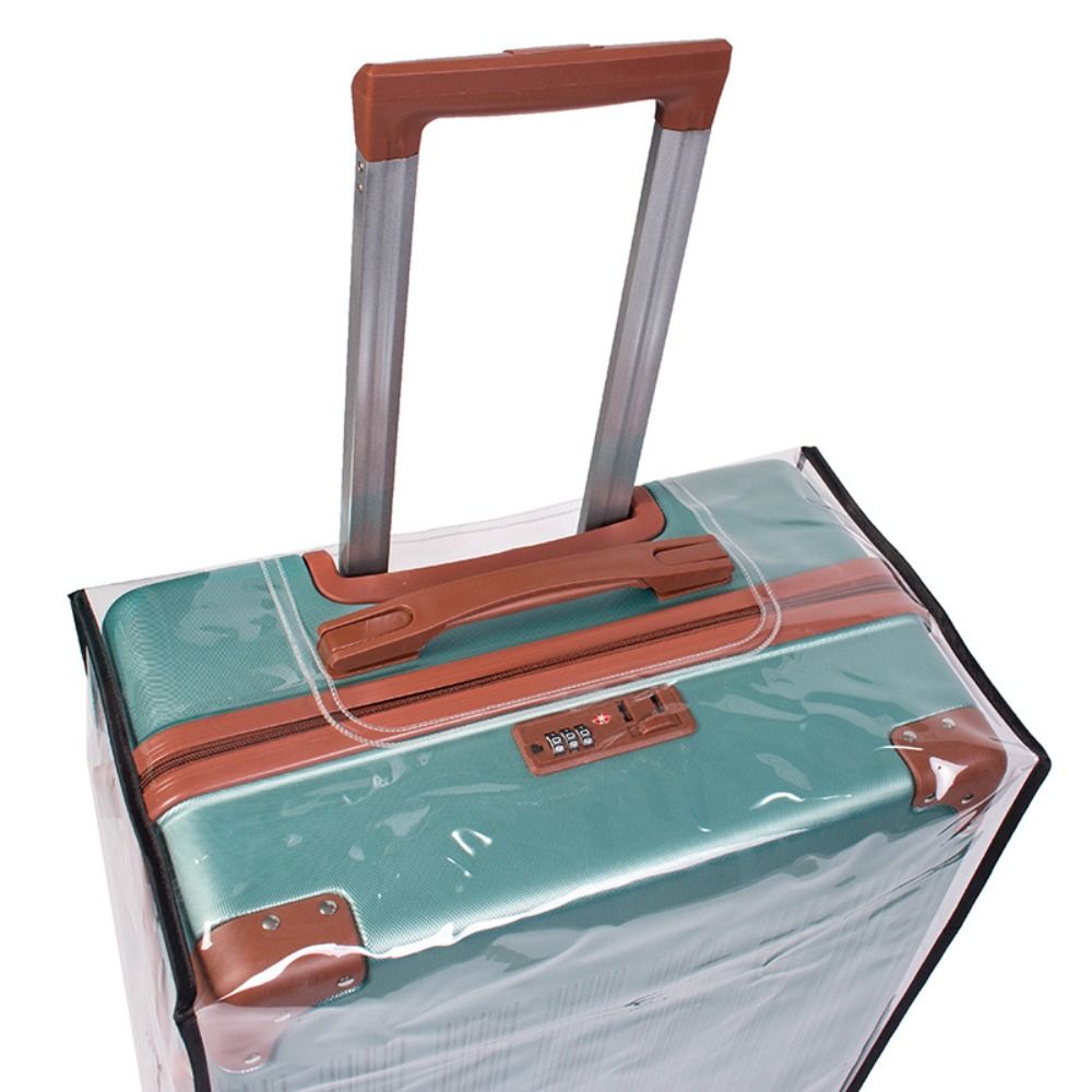 غطاء أمتعة شفاف من PVC، إكسسوا - مراجعة Waterproof Suitcase Cover Protector وسعره