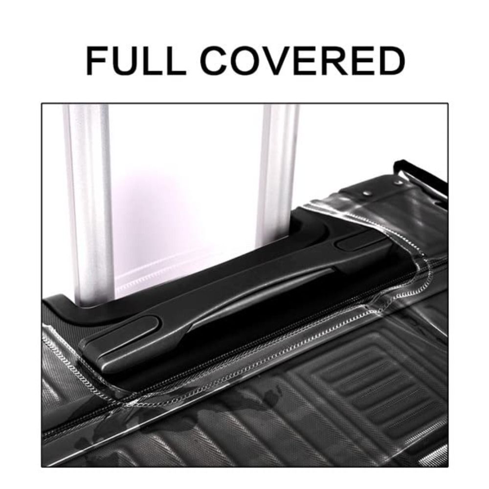 غطاء أمتعة شفاف من PVC، إكسسوا - مراجعة Waterproof Suitcase Cover Protector وسعره