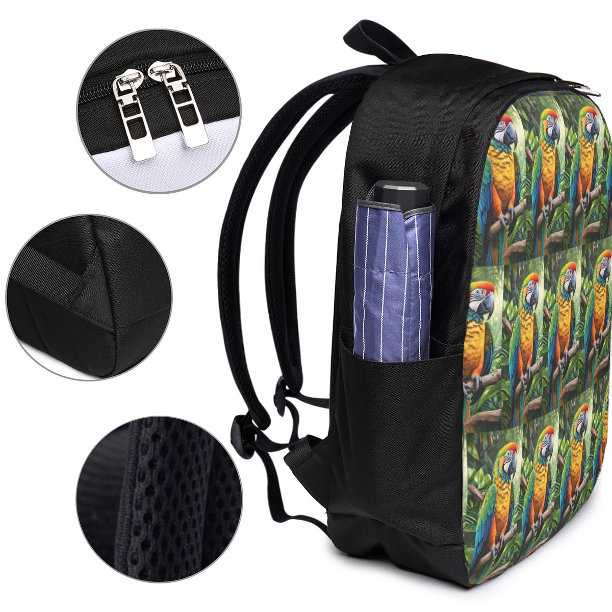 حقيبة ظهر لطيفة على شكل ببغاء  - مراجعة Backpacks وسعره