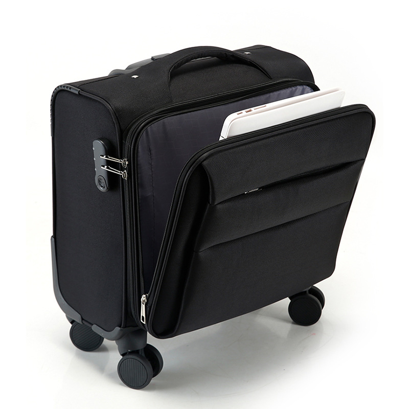 حقيبة أكسفورد المتداول للرجال  - مراجعة Spinner Wheel Rolling Suitcase 20 Inch وسعره