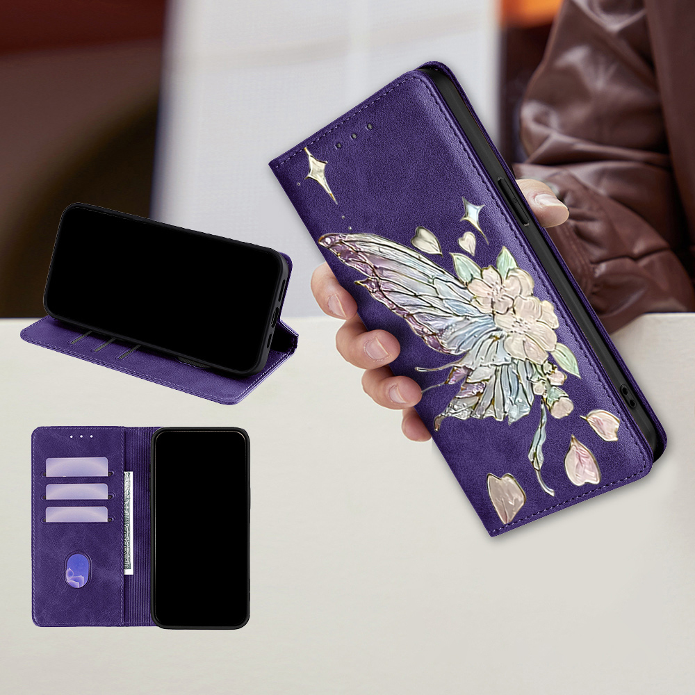 جراب محفظة جلدي مغناطيسي مطلي  - مراجعة Wallets وسعره